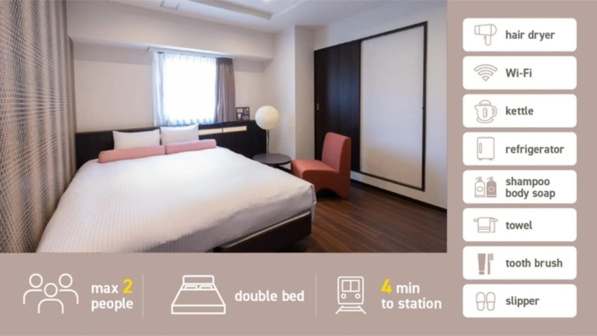 Nihonbashi Luxe Hotel - Vacation Stay 77607V 오사카